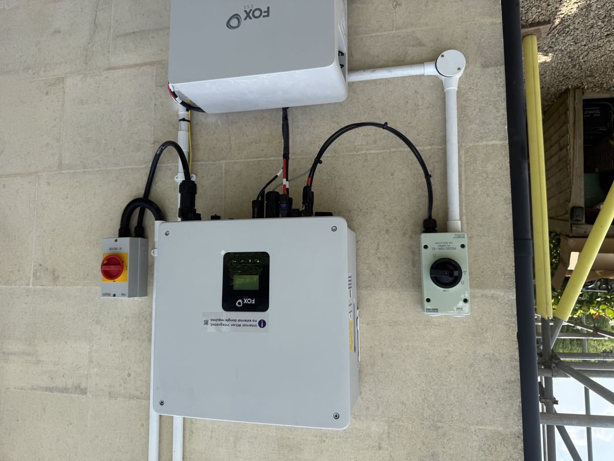 Battery & Inverter Installation for a Solar Contractor